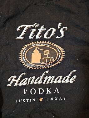 Tito's Handmade Vodka Black Women's Sweater